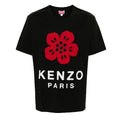 Kenzo T-Shirt Big Logo Boke Flower  Black