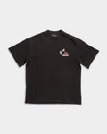 Hydraulics Men's The Creators Badge Oversized Fleece T Shirt Black |