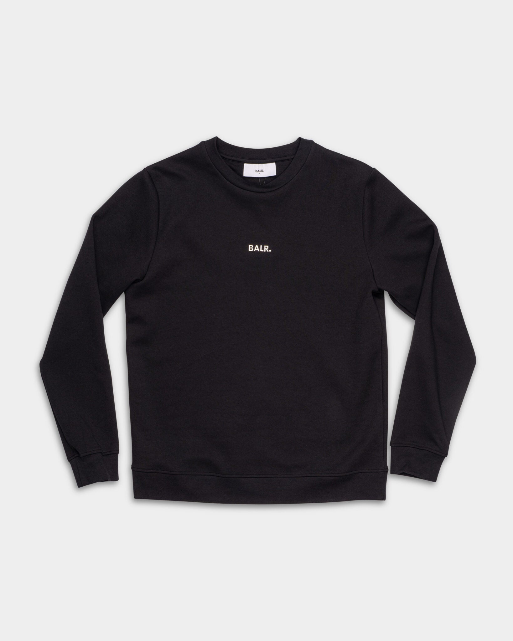 (Core) BALR Men's Q Series Regular Fit Crewneck | B1262.1074-Jet Black