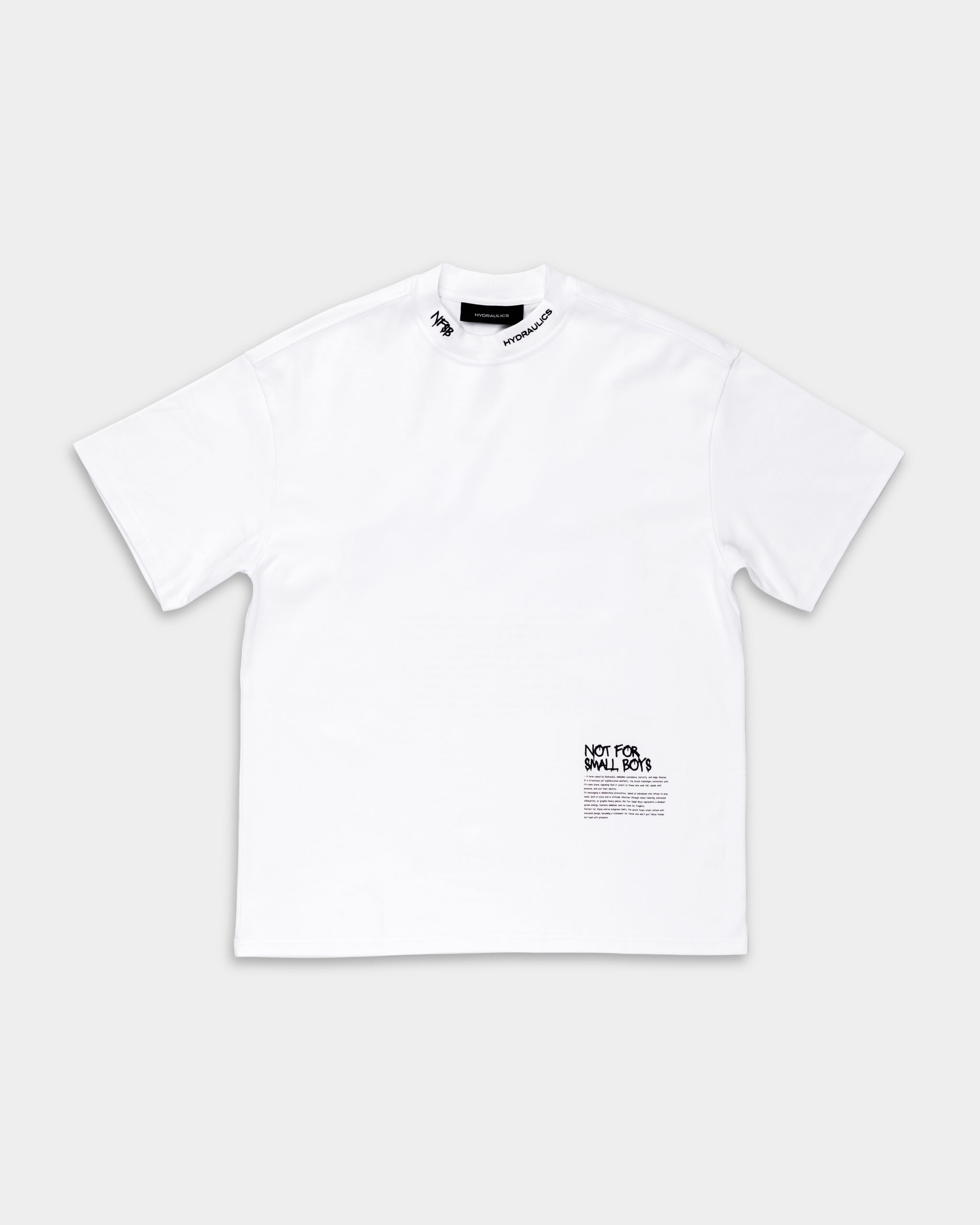 Hydraulics Men's Not For Small Boys V4 Oversized Fit T Shirt White |