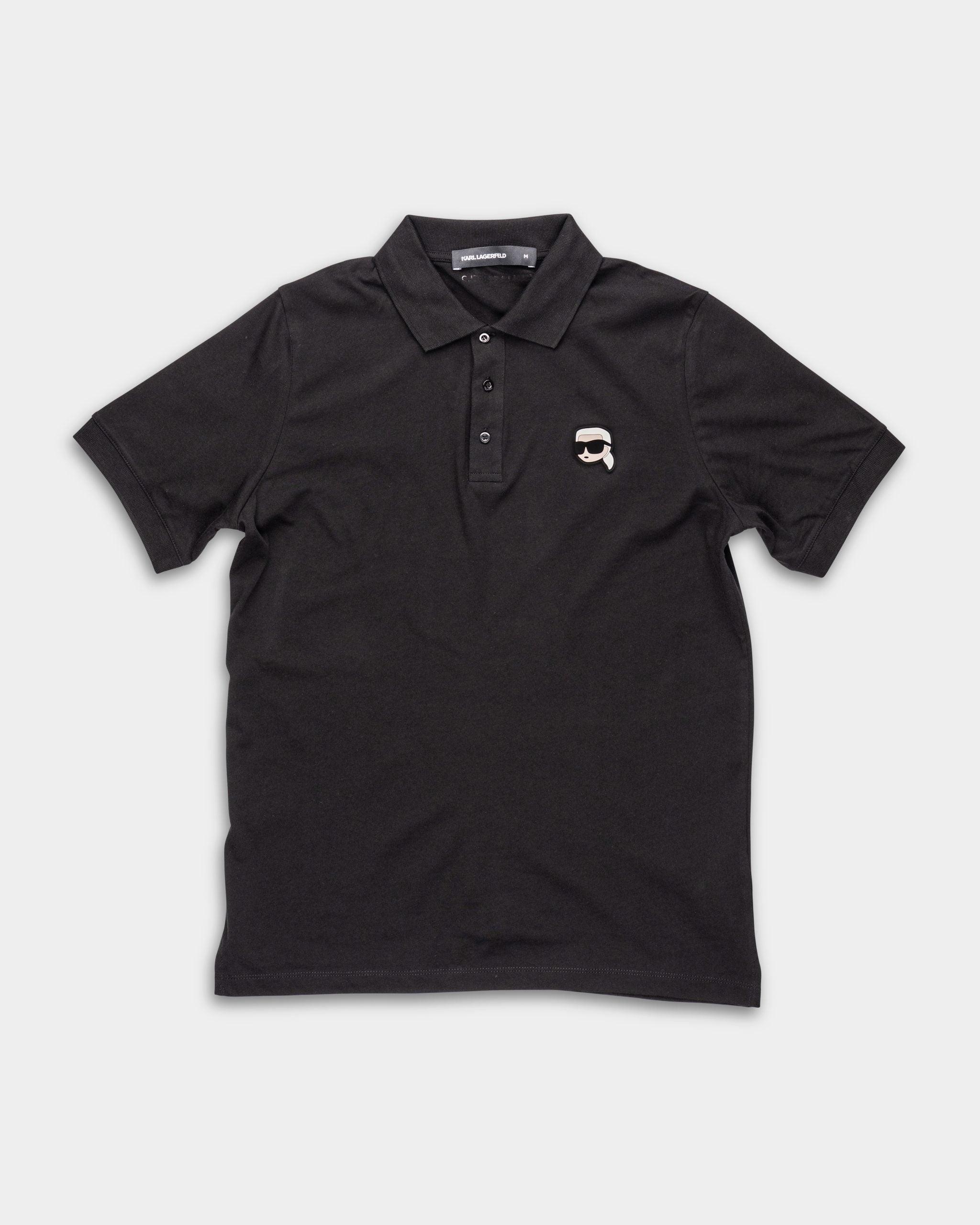 (Core) Karl Lagerfeld Men's Polo Black | 745710500224-990