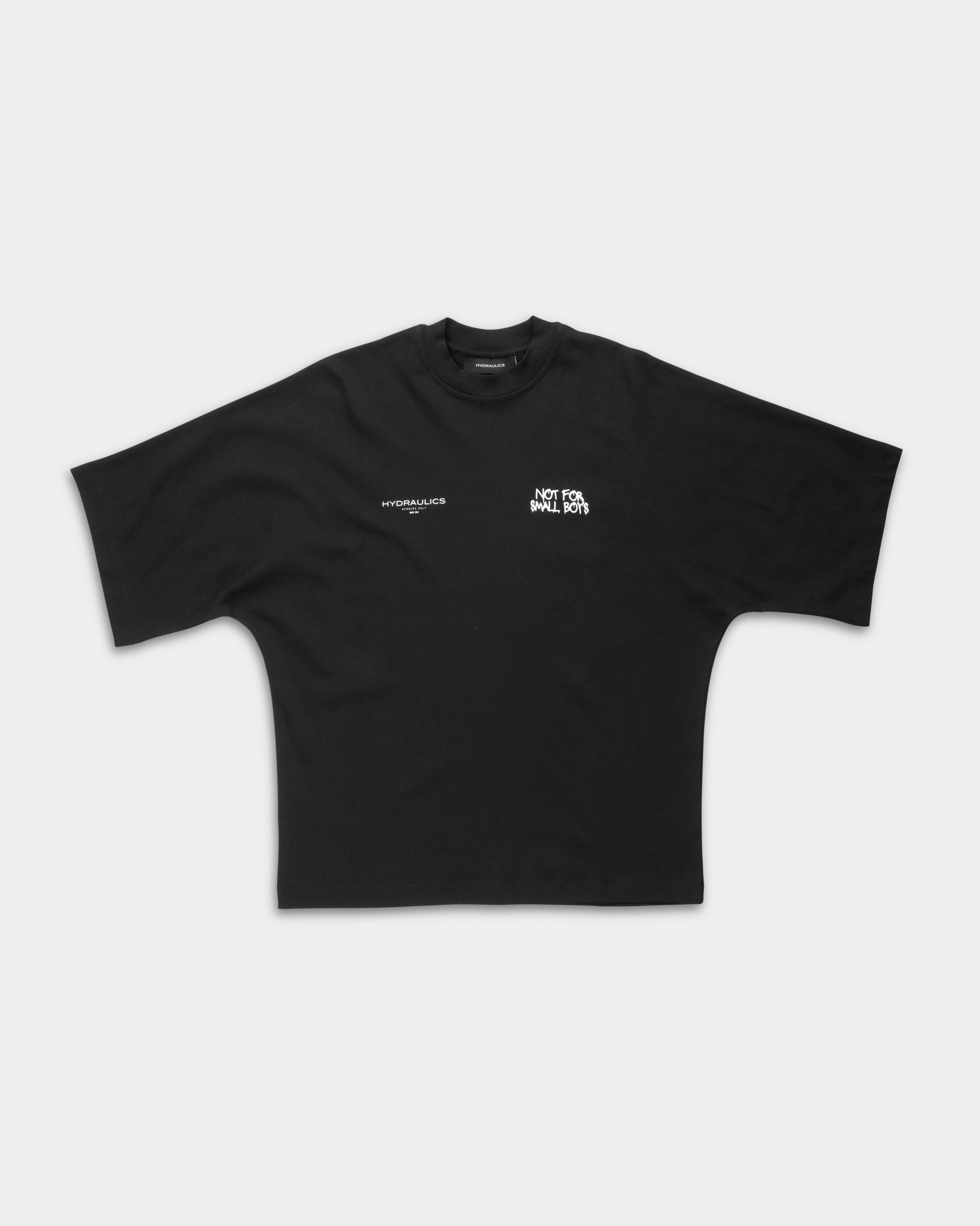 Hydraulics Men's Not For Small Boys Super Oversized T Shirt Black |