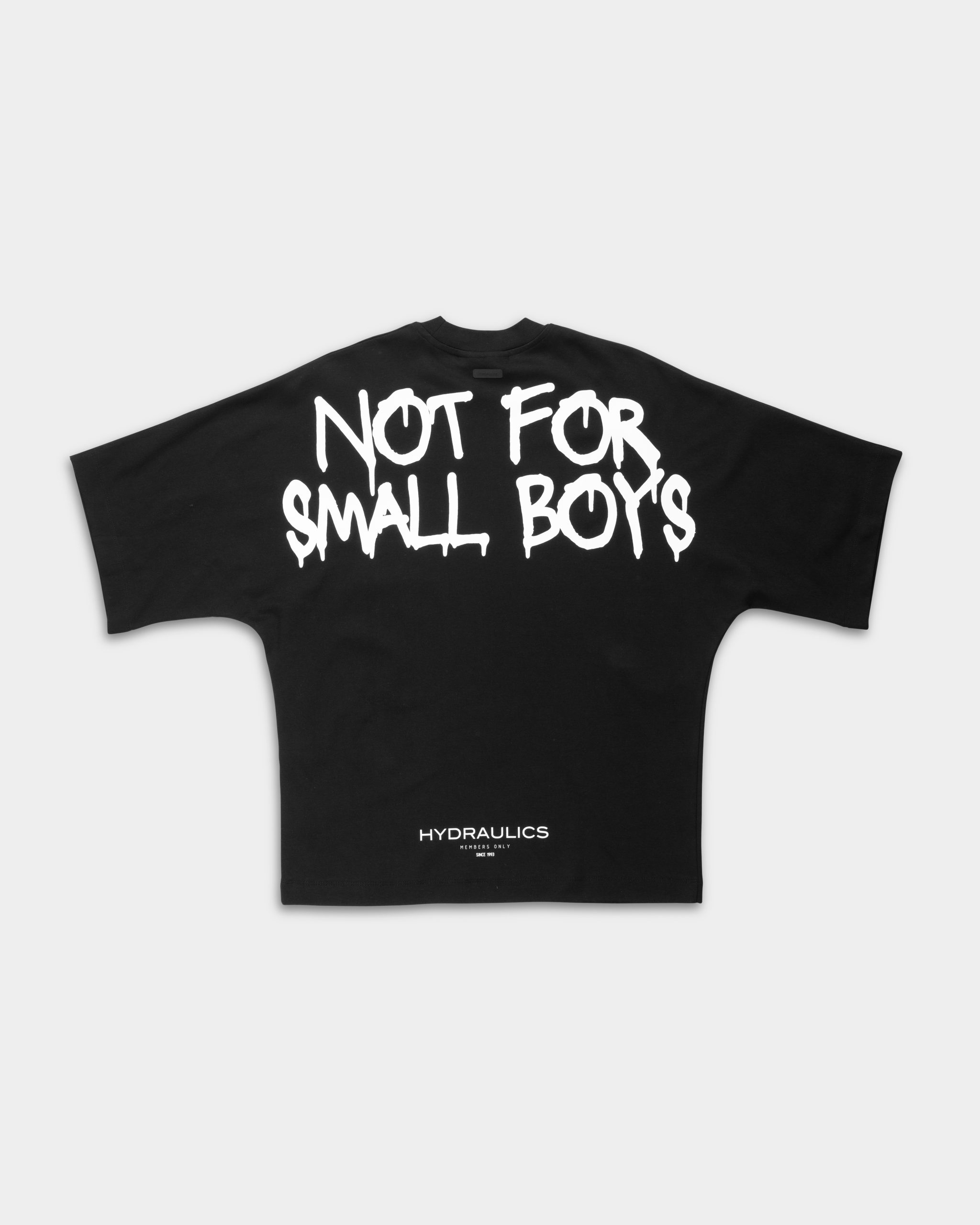 Hydraulics Men's Not For Small Boys Super Oversized T Shirt Black |
