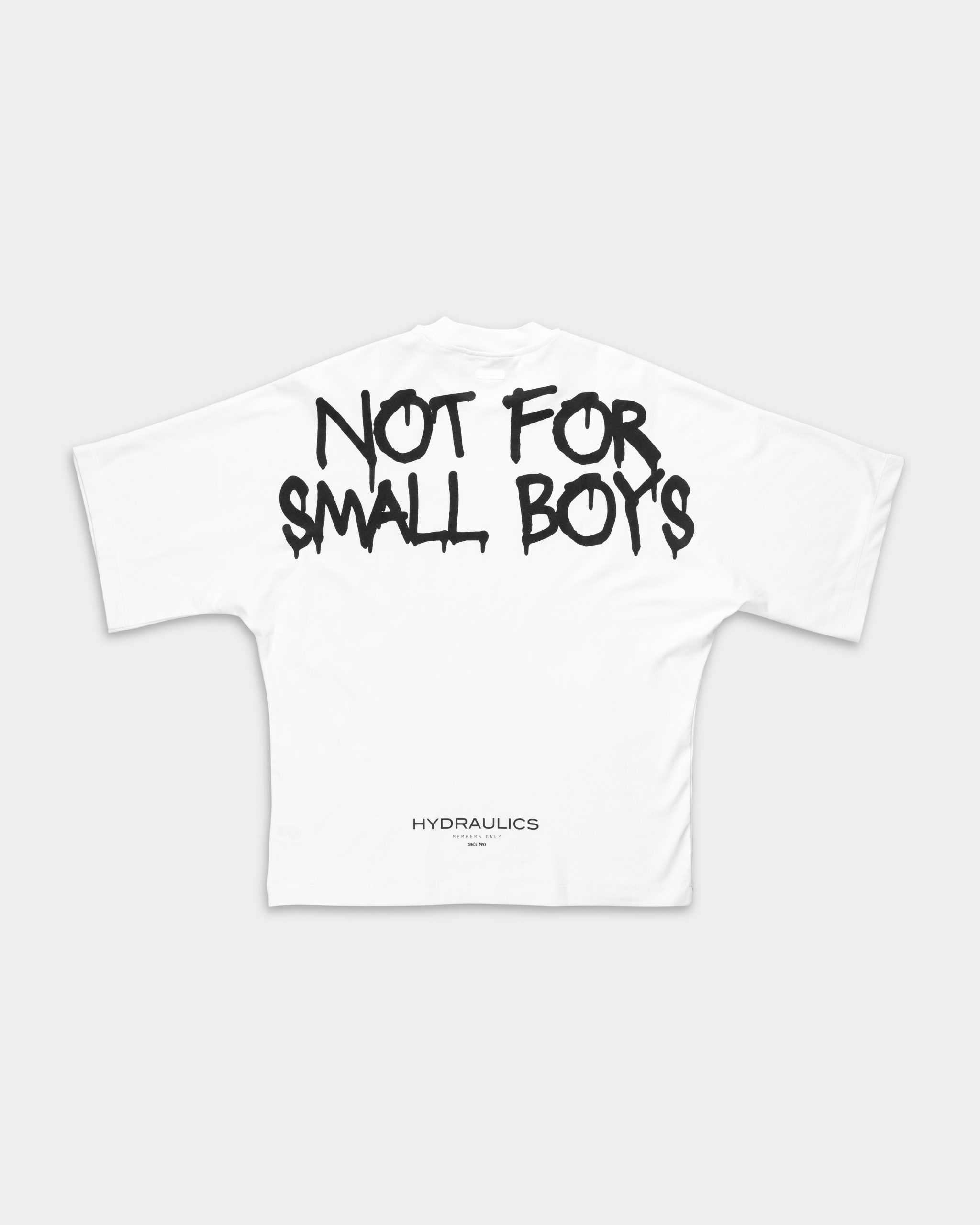 Hydraulics Men's Not For Small Boys Super Oversized T Shirt White |