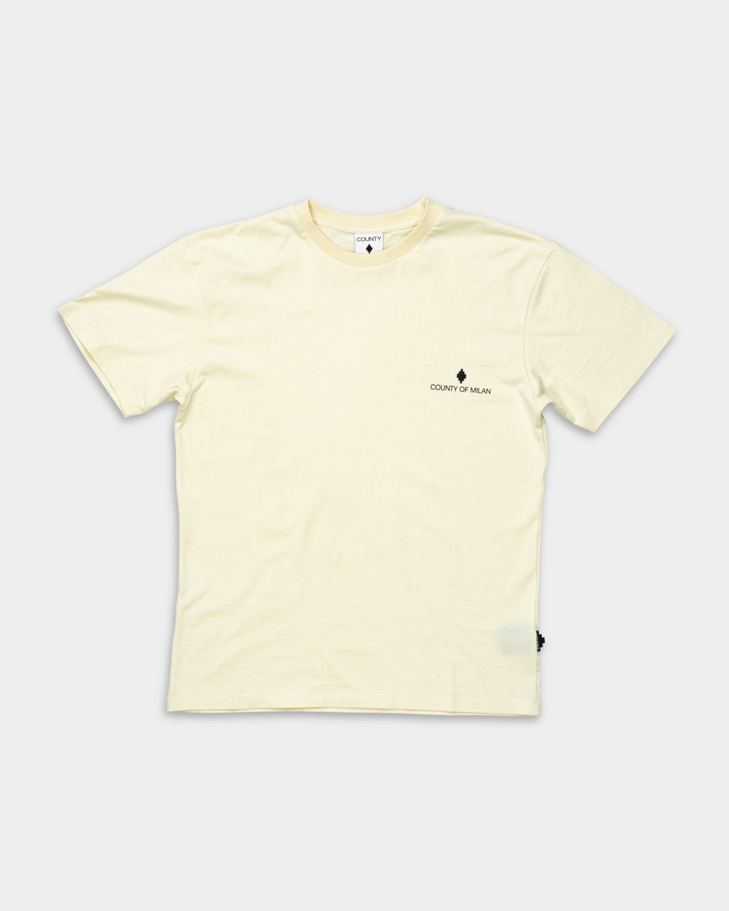 County Of Milan Men's T Shirt Coconut | S6CMMATH095-412
