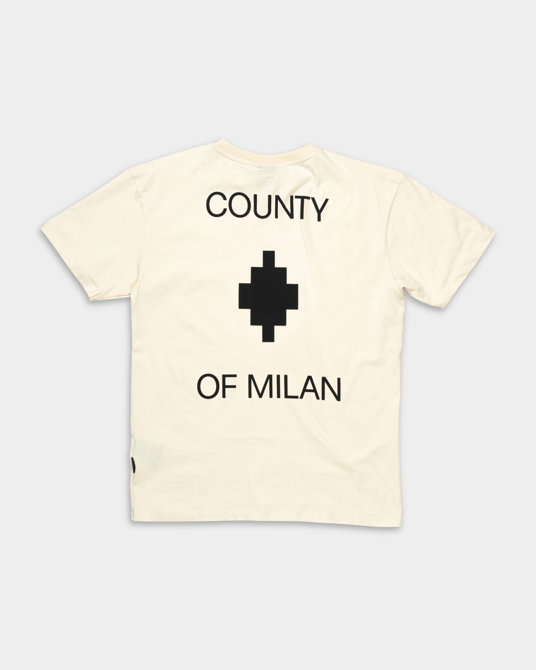 County Of Milan Men's T Shirt Coconut | S6CMMATH096-412