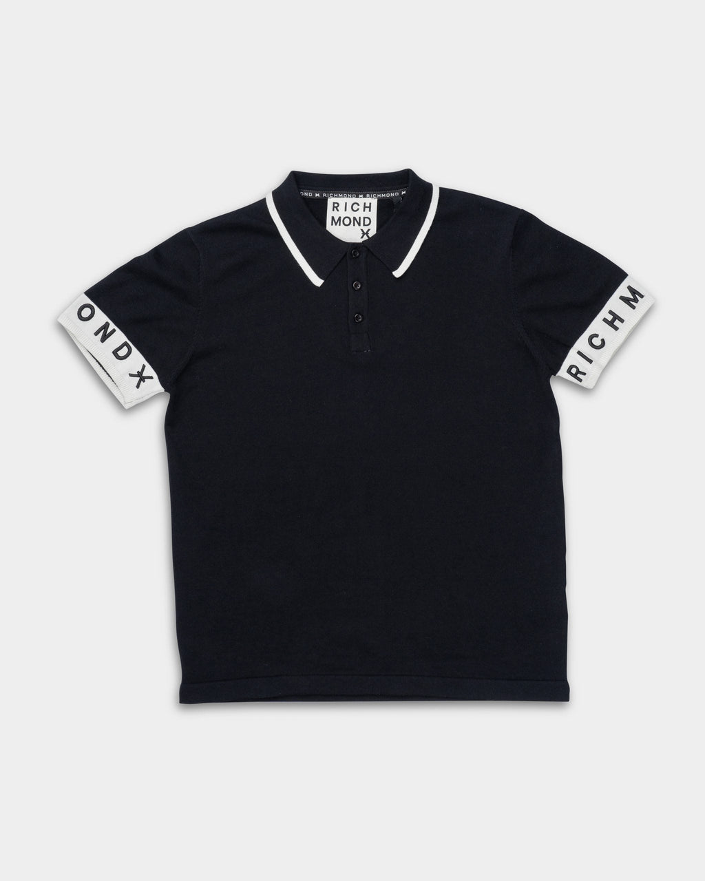 John Richmond Men's Haddik Polo | UMP26007POIR-Black