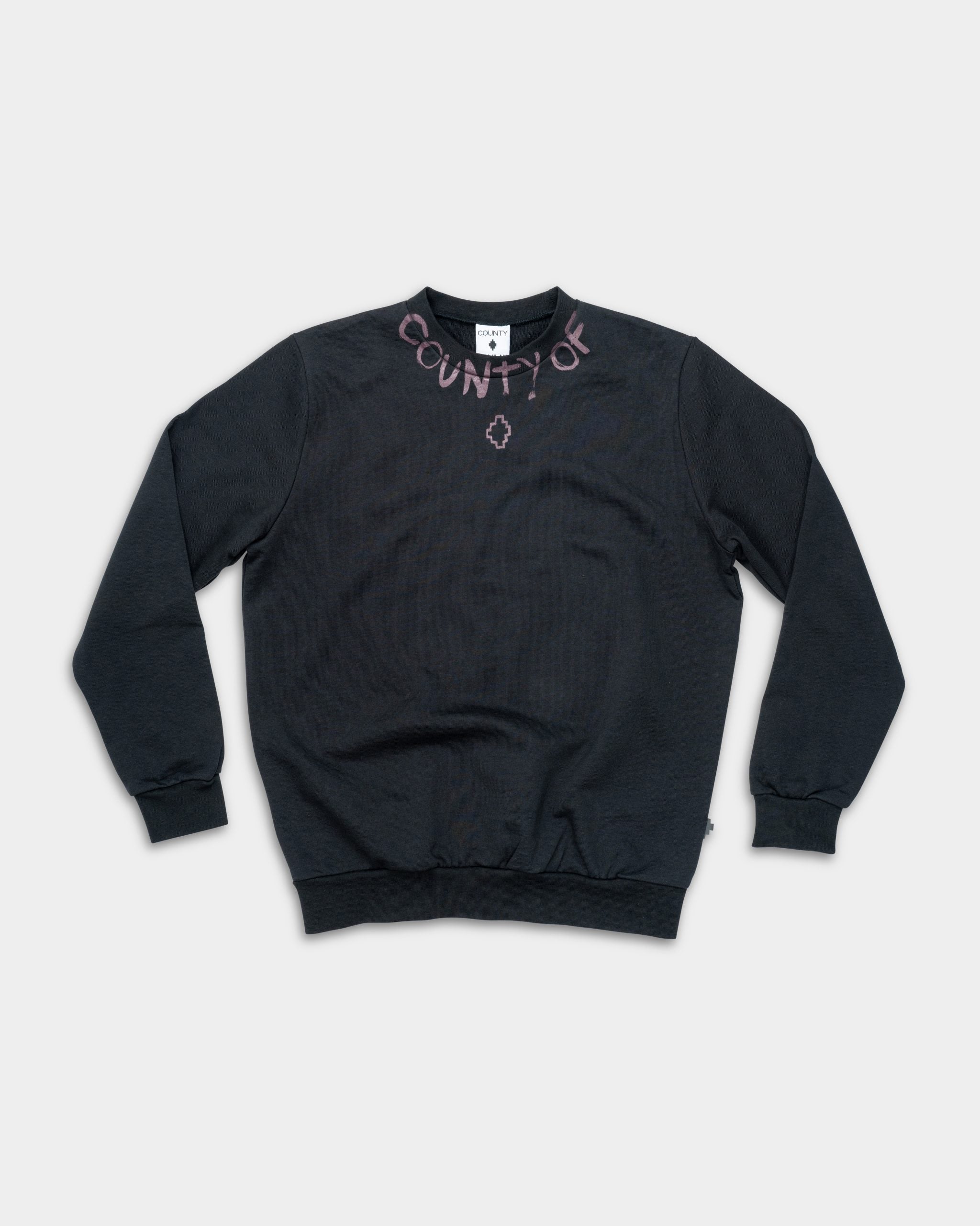 County Of Milan Men's Sweatshirt Black | S6CMMASW088-110