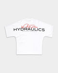 Hydraulics Men's We Are The Pioneers Co-ordinates Super Oversized T Shirt White |