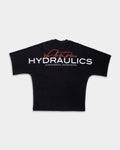 Hydraulics Men's We Are The Pioneers Co-ordinates Super Oversized T Shirt Black |