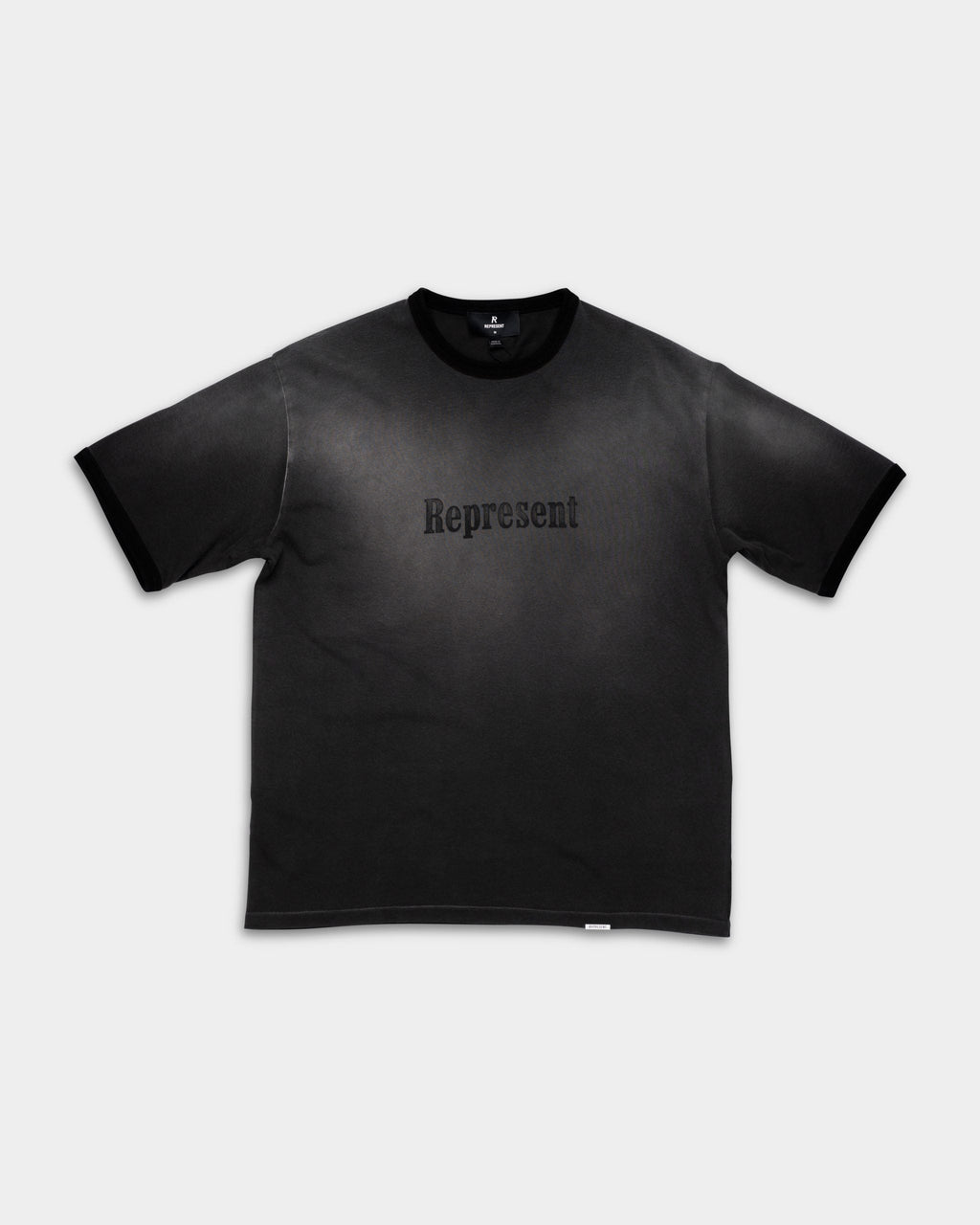 Represent Men's Represented Ringer T Shirt | MLM100721-04-Stained Black