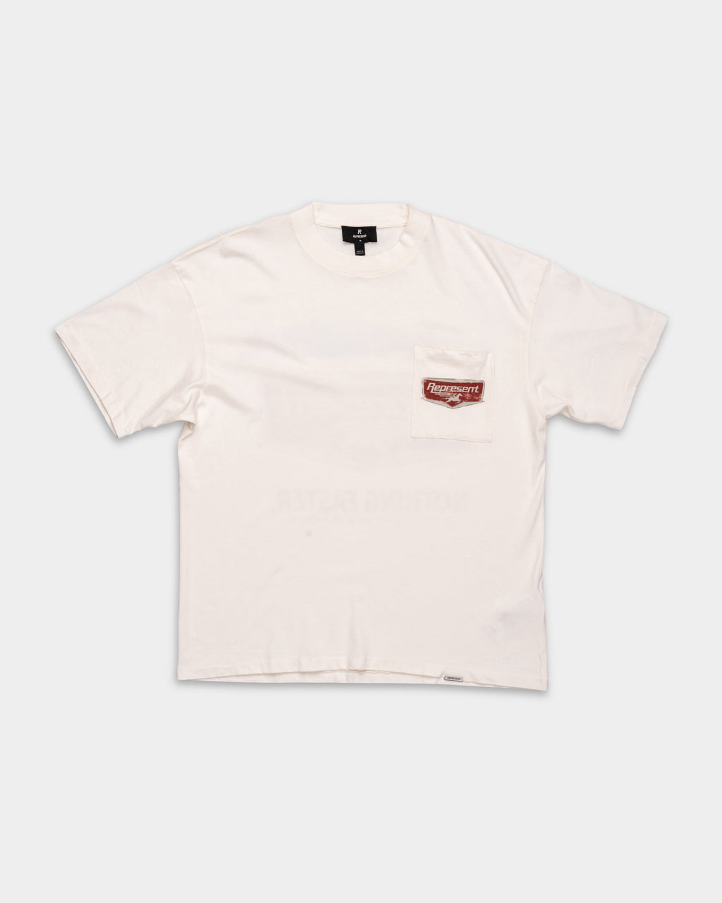 Represent Men's Nothing Faster T Shirt | MLM100596-72-Flat White