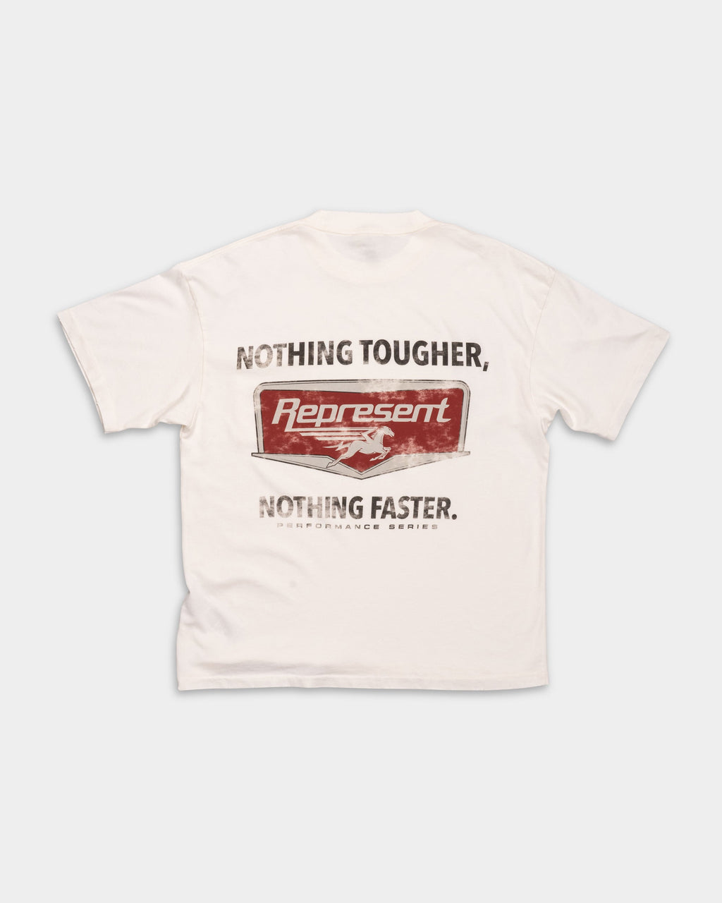 Represent Men's Nothing Faster T Shirt | MLM100596-72-Flat White