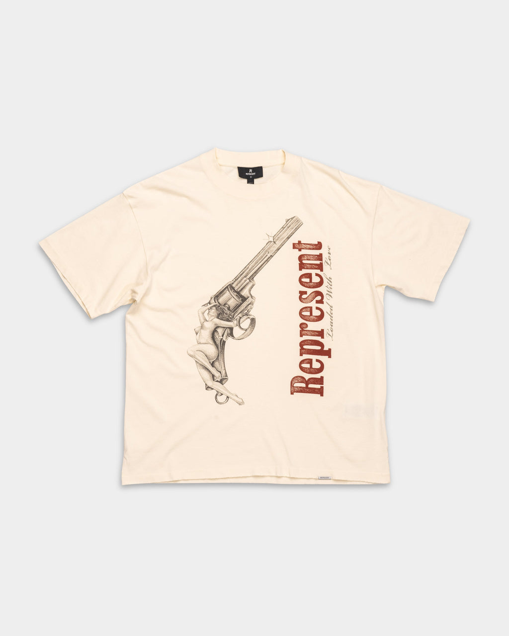 Represent Men's Loaded w/ Love T Shirt | MLM100682-30-Buttercream