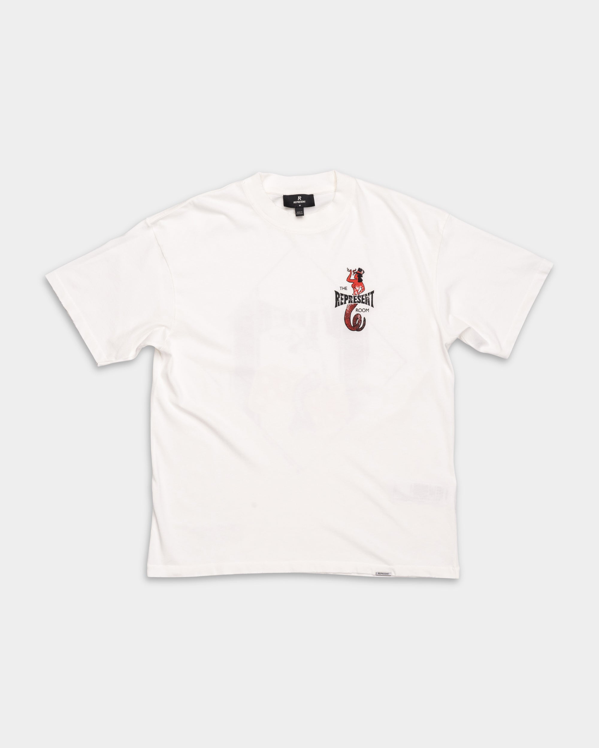 Represent Men's The Viper Room Dice T Shirt | MLM100598-72-Flat White