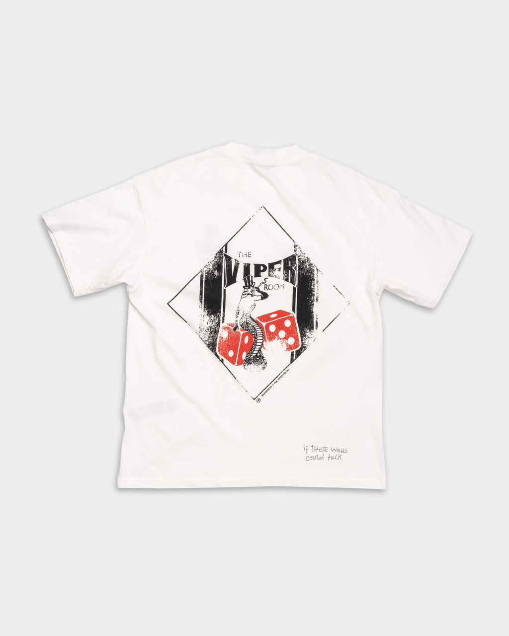 Represent Men's The Viper Room Dice T Shirt | MLM100598-72-Flat White