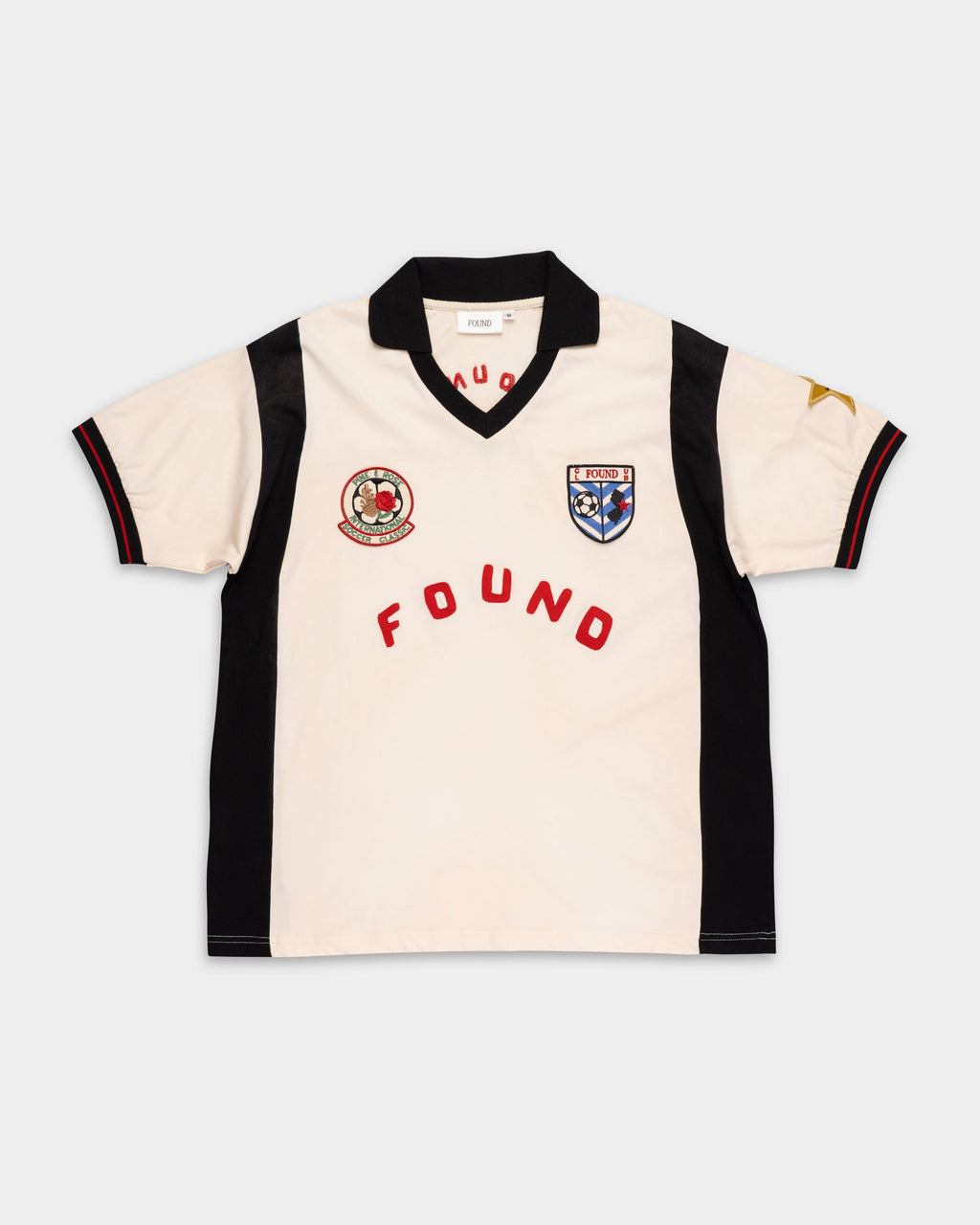 Found Men's Union Soccer Jersey Vintage Cream | FOSS26TT05012-6358