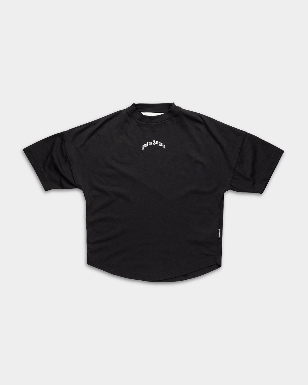 (Core) Palm Angels Ladies Curved Logo Over Tee | PWAA07CS26JER002-100A
