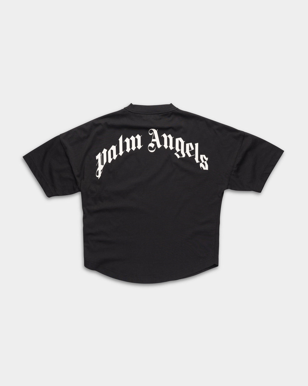 (Core) Palm Angels Ladies Curved Logo Over Tee | PWAA07CS26JER002-100A