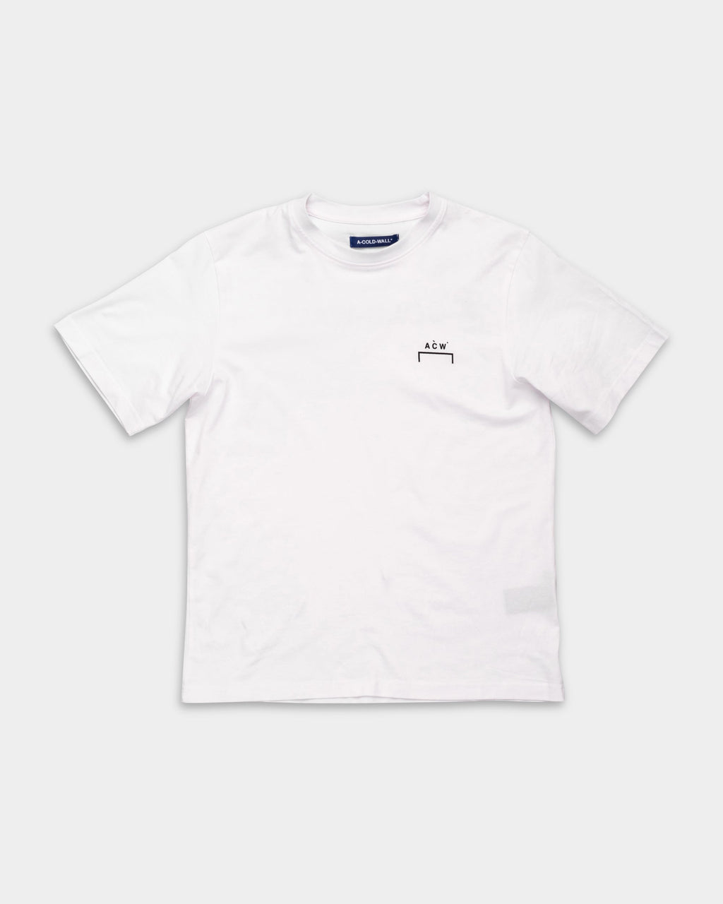 A Cold Wall Men's Follet Logo T Shirt | ACW100-1012- White