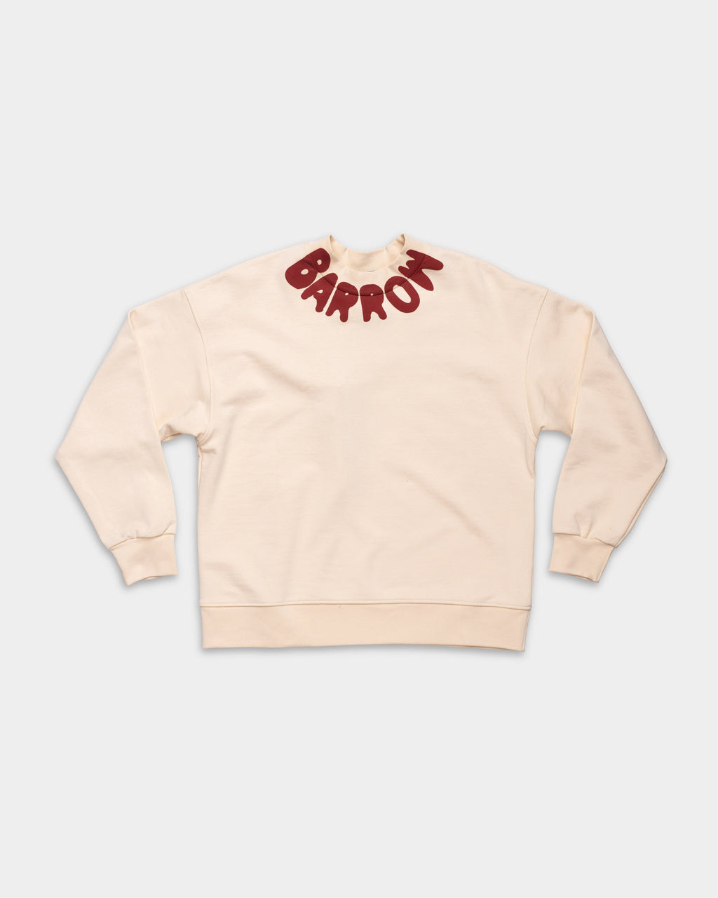 Barrow Men's Sweatshirt | S6BWUASW070-Cream