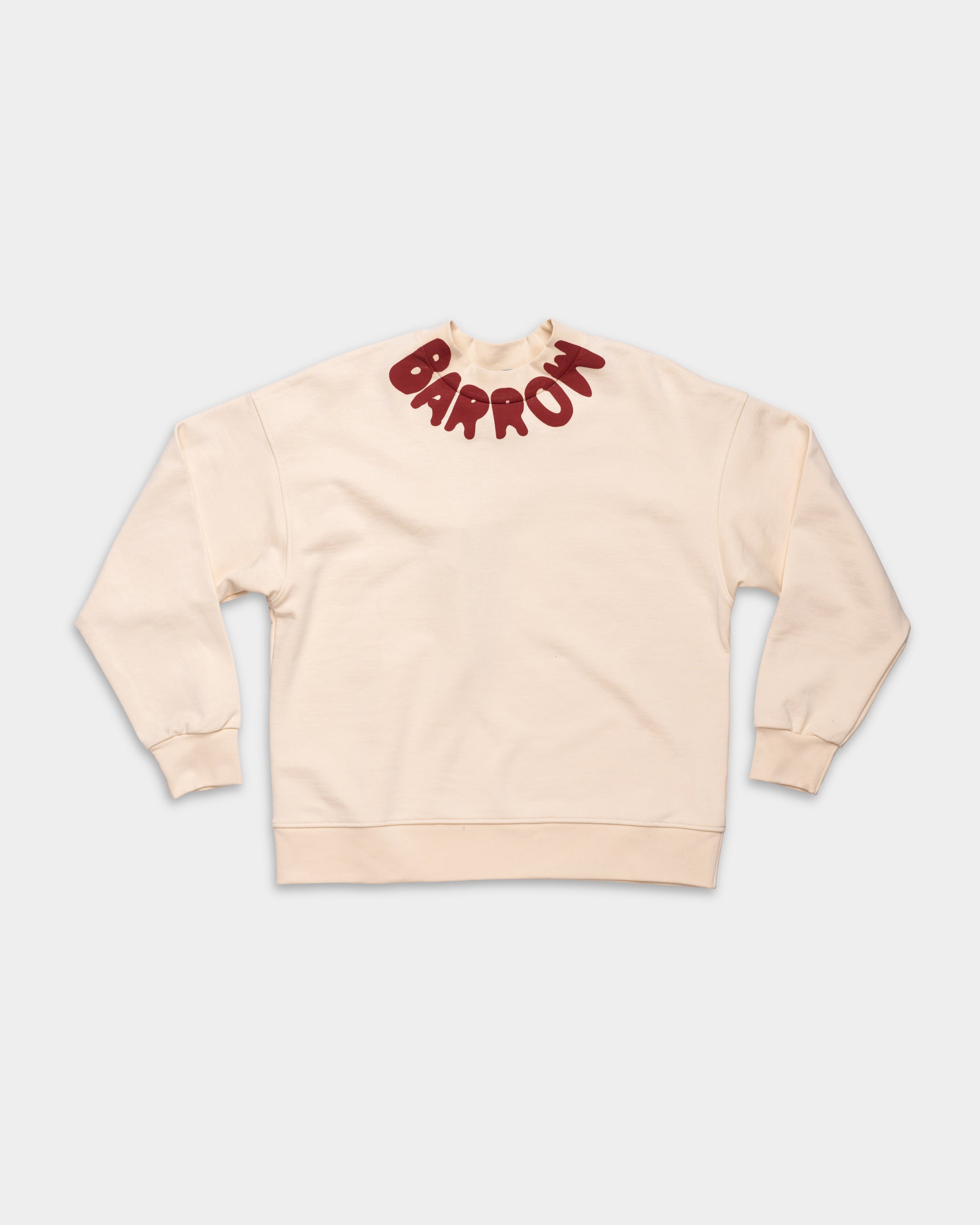 Barrow Men's Sweatshirt | S6BWUASW070-Cream