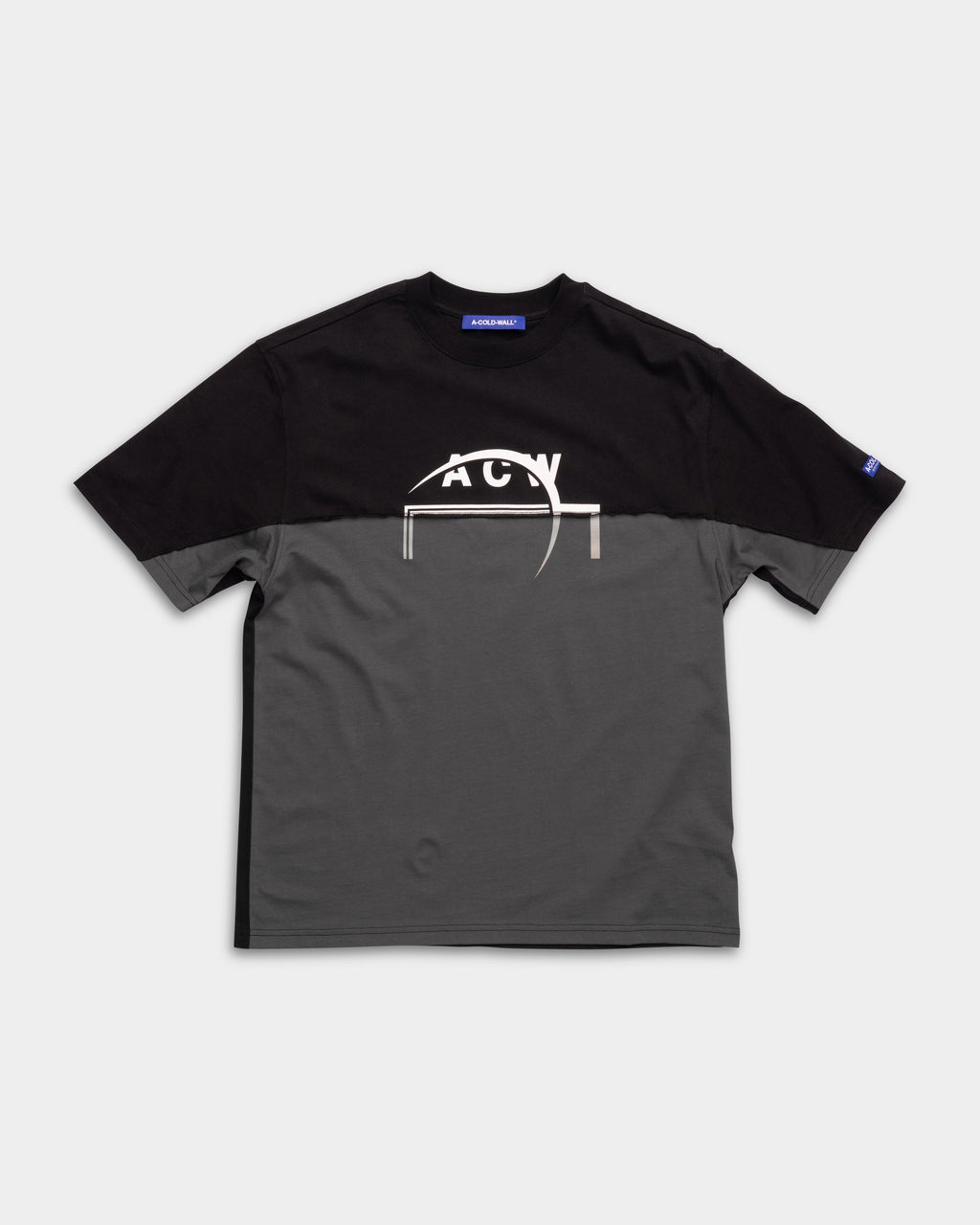 A Cold Wall Men's Split Logo T Shirt | ACWMTS2430-50-Onyx