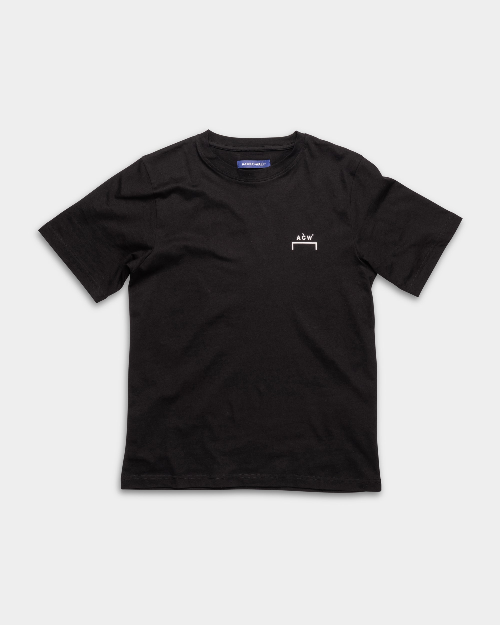 A Cold Wall Men's Follet Logo T Shirt | ACW100-1001- Black