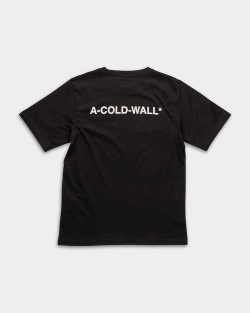 A Cold Wall Men's Follet Logo T Shirt | ACW100-1001- Black