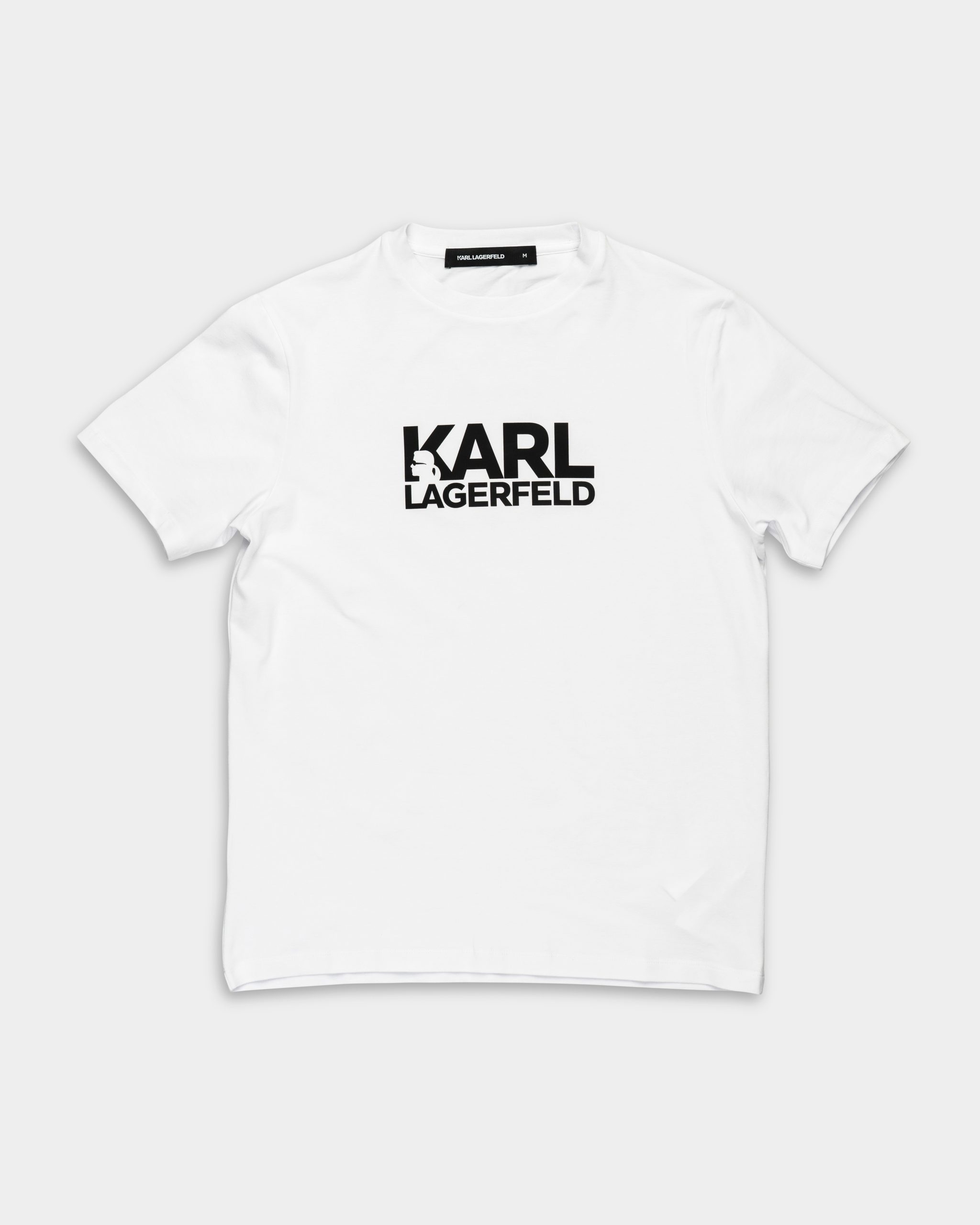 (Core) Karl Lagerfeld Mens Crewneck T Shirt White | 755780500235-10