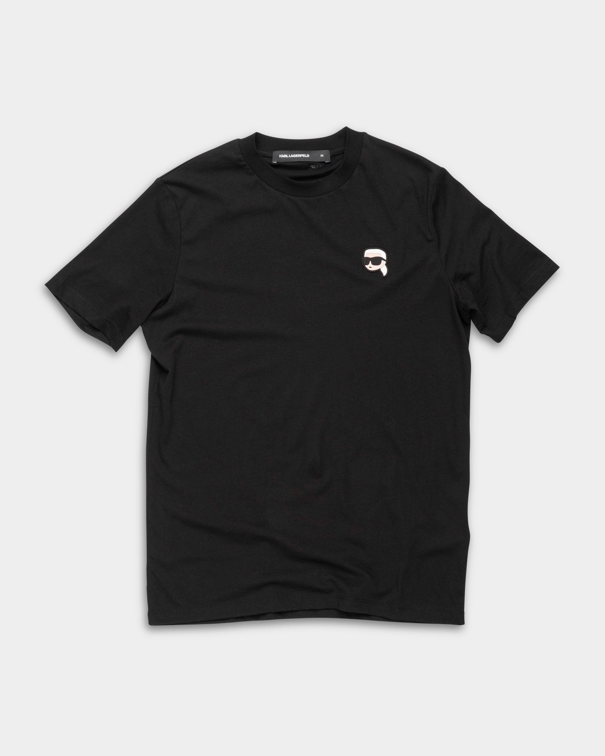 (Core) Karl Lagerfeld Men's T Shirt Crewneck Black | 755710500224-990