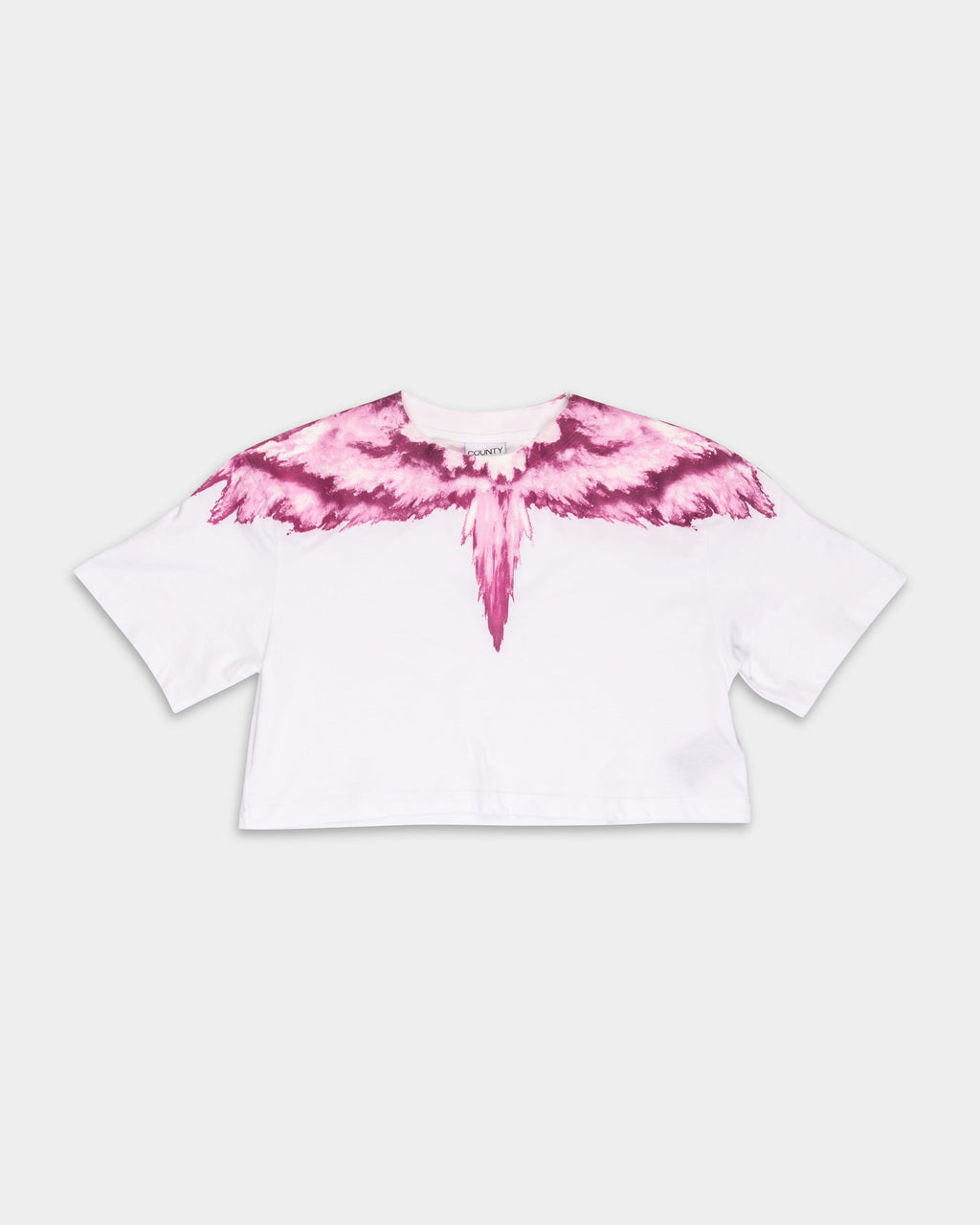 County of Milan Ladies T Shirt | 26ECM30122 -White/Pink