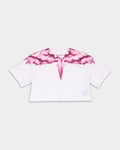 County of Milan Ladies T Shirt | 26ECM30122 -White/Pink