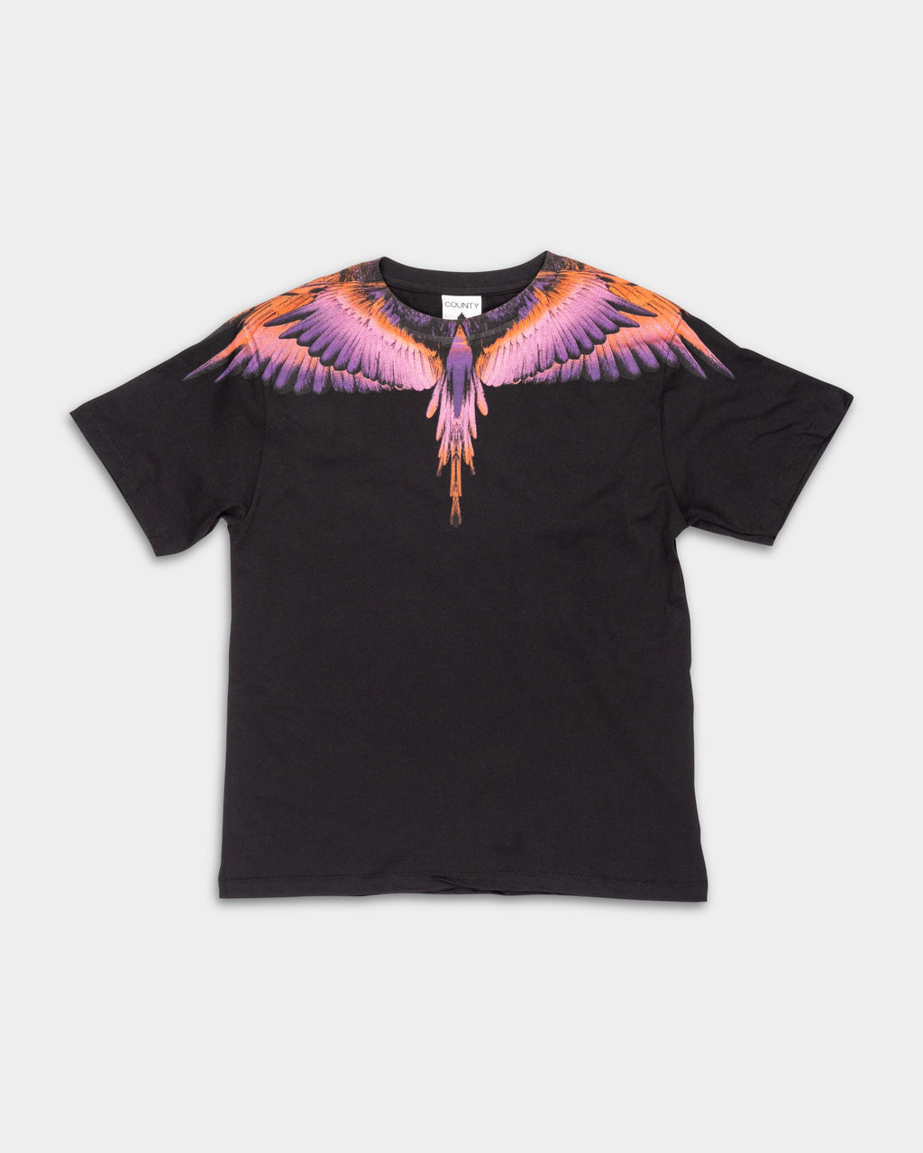 County of Milan Ladies T Shirt | 26ECM30102-Black/Orange