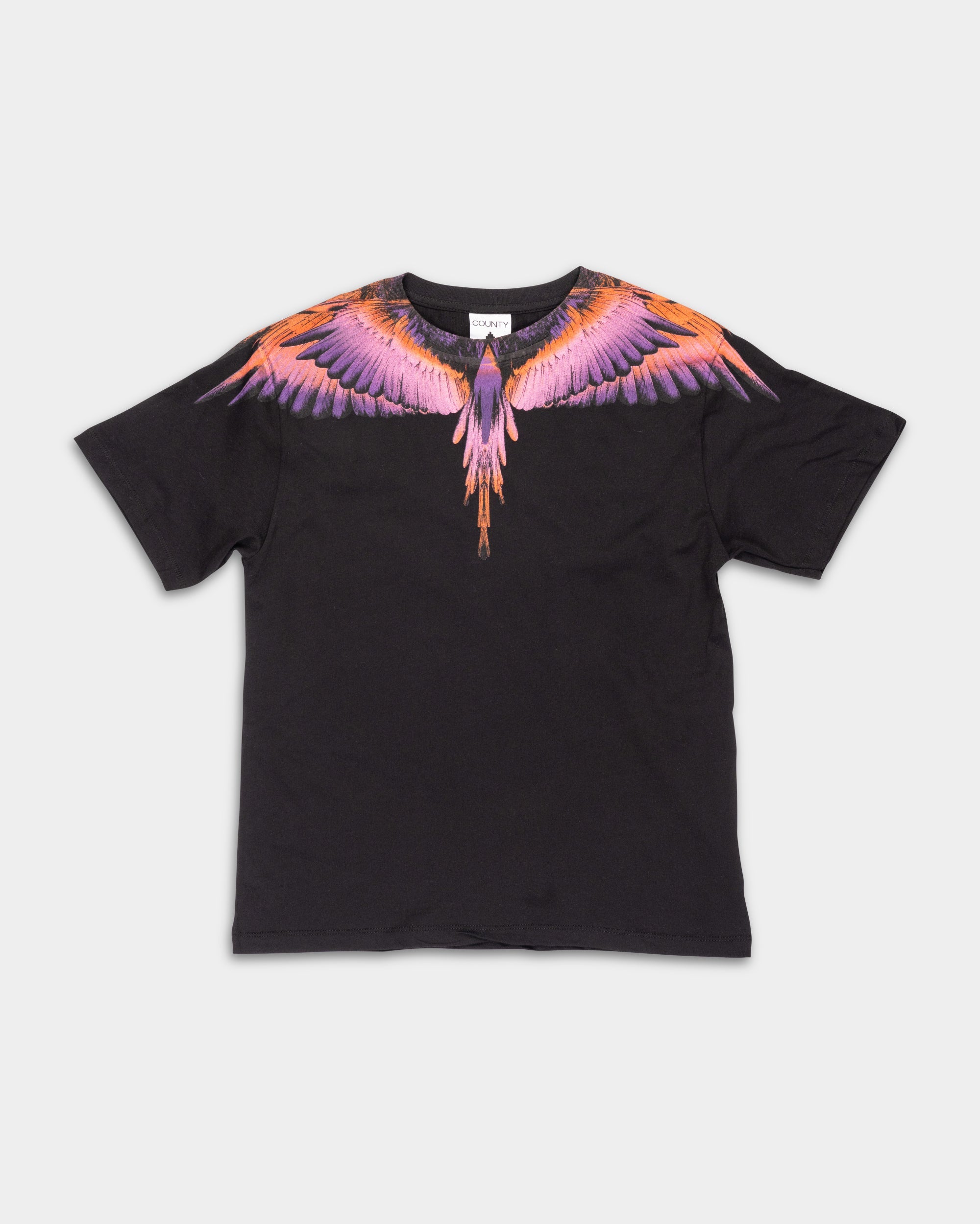 County of Milan Ladies T Shirt | 26ECM30102-Black/Orange