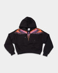 County of Milan Ladies Crop Sweater | 26ECM30100-Black/Orange