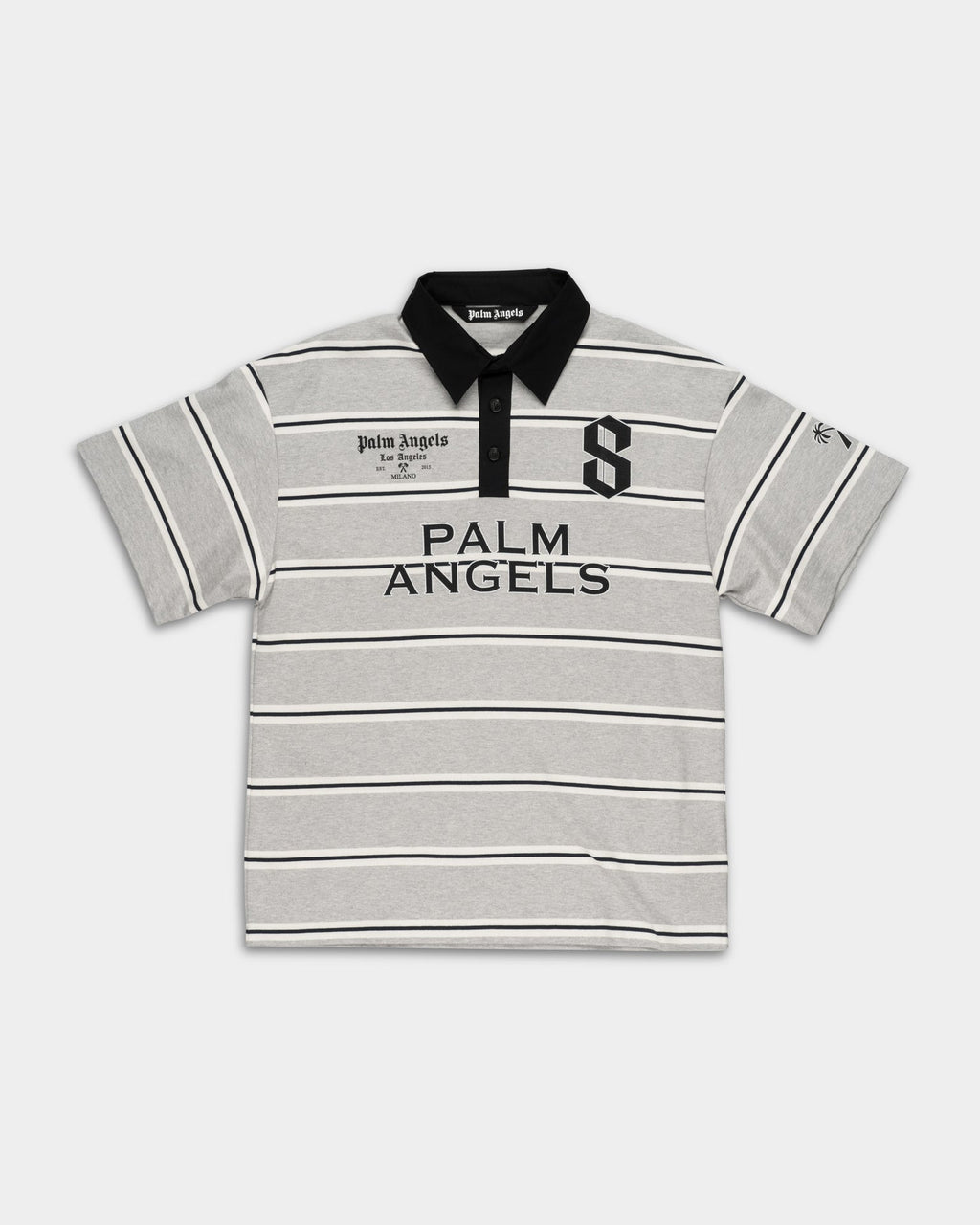 Palm Angels Men's Palm Stripes Polo S/S | PALMPMGB02CS26FAB001-0810