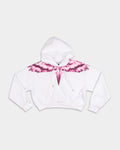 County of Milan Ladies Crop Sweater | 26ECM30100-White/Pink