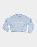 County of Milan Ladies Crop Sweater | 26ECM30108-Celeste