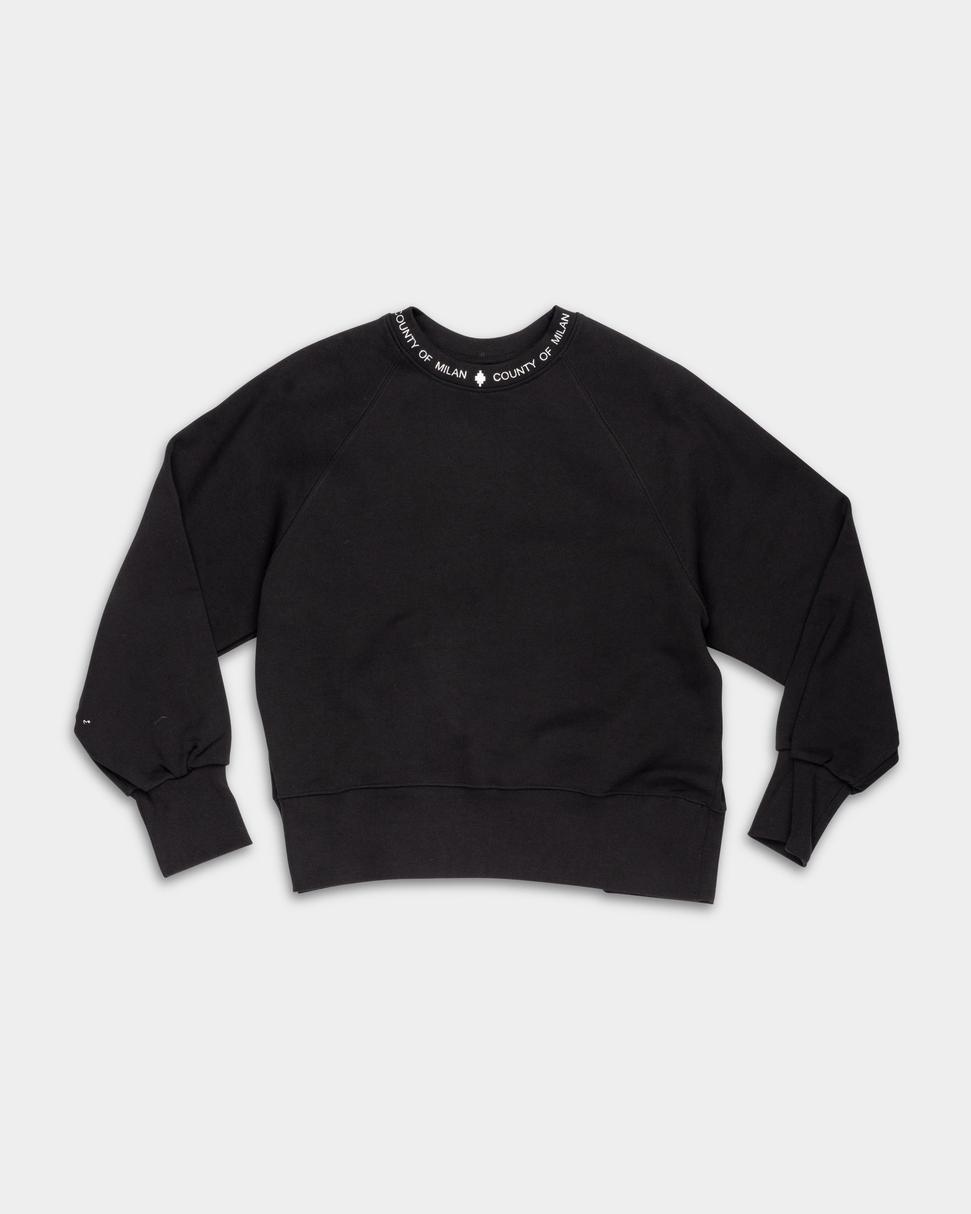 County of Milan Ladies Crewneck Sweater | 26ECM30151-Black
