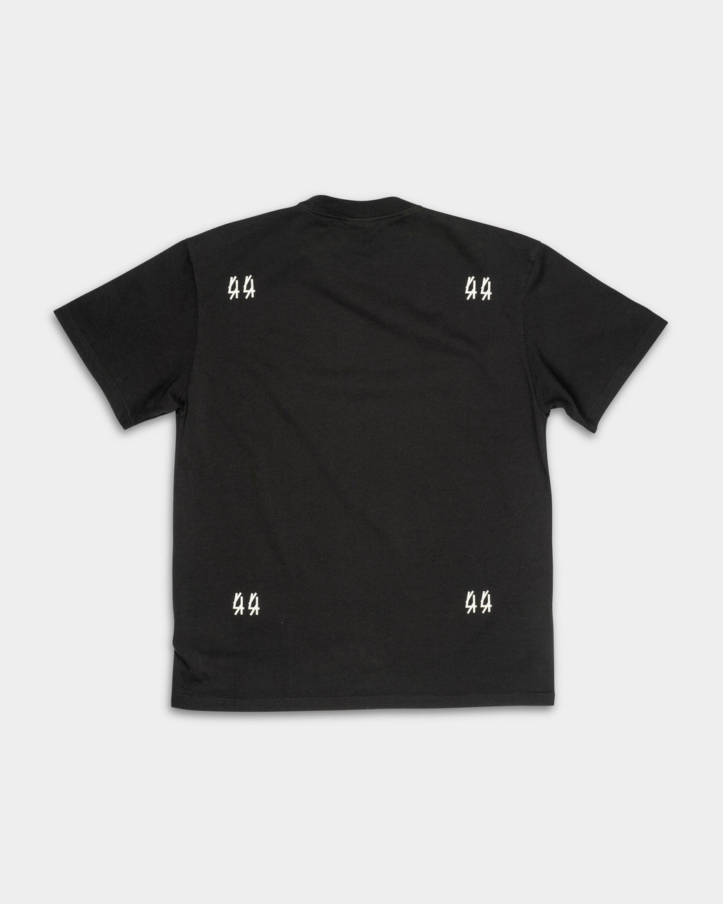 44 Label Group Men's Jersey Tee Black/Label Dirty White | FA706-P748