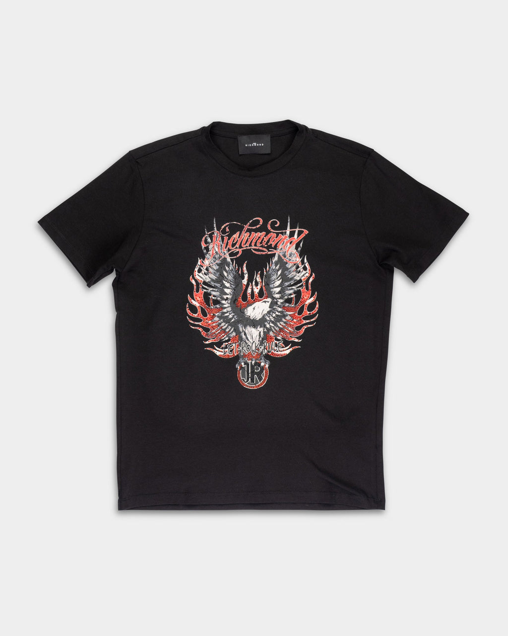 John Richmond  Mens T Shirt Pillai (Regular) | RMP26299TSM9-Black