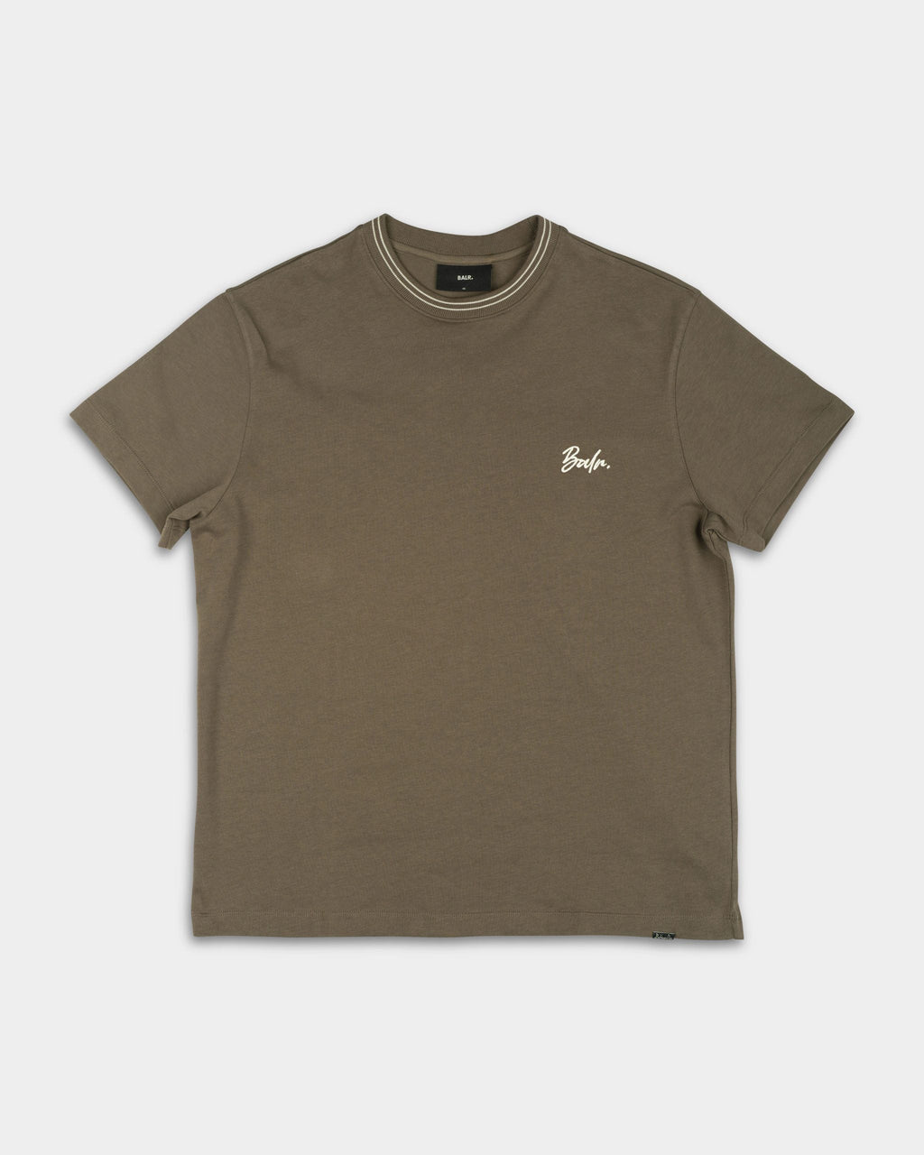 BALR Men's Tape Script T Shirt |B1112.1360-Tarmac Grey