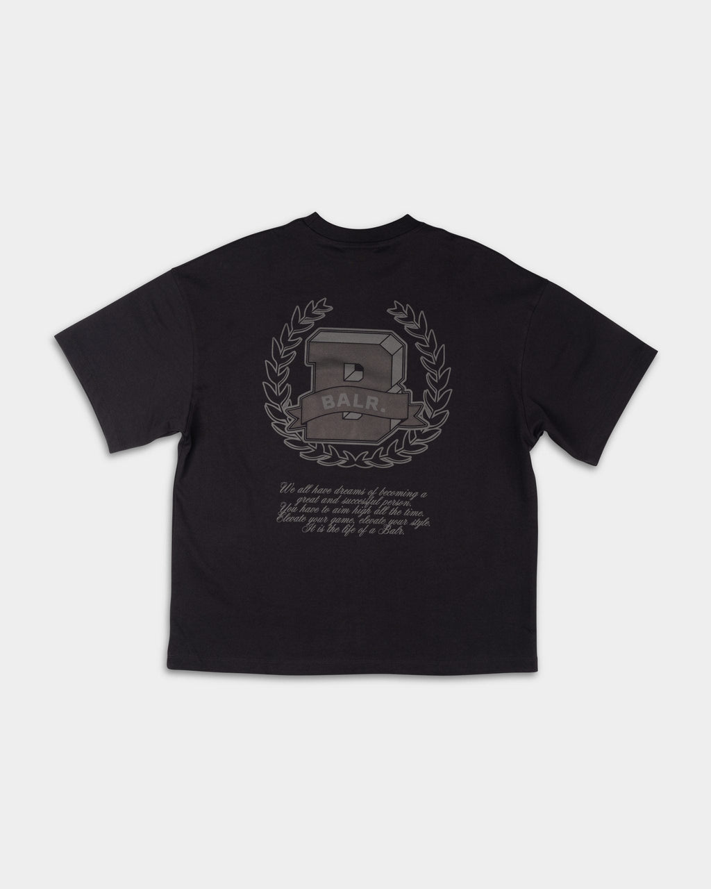 BALR Men's GOTL Crest Box T Shirt | B1112.1344-Jet Black
