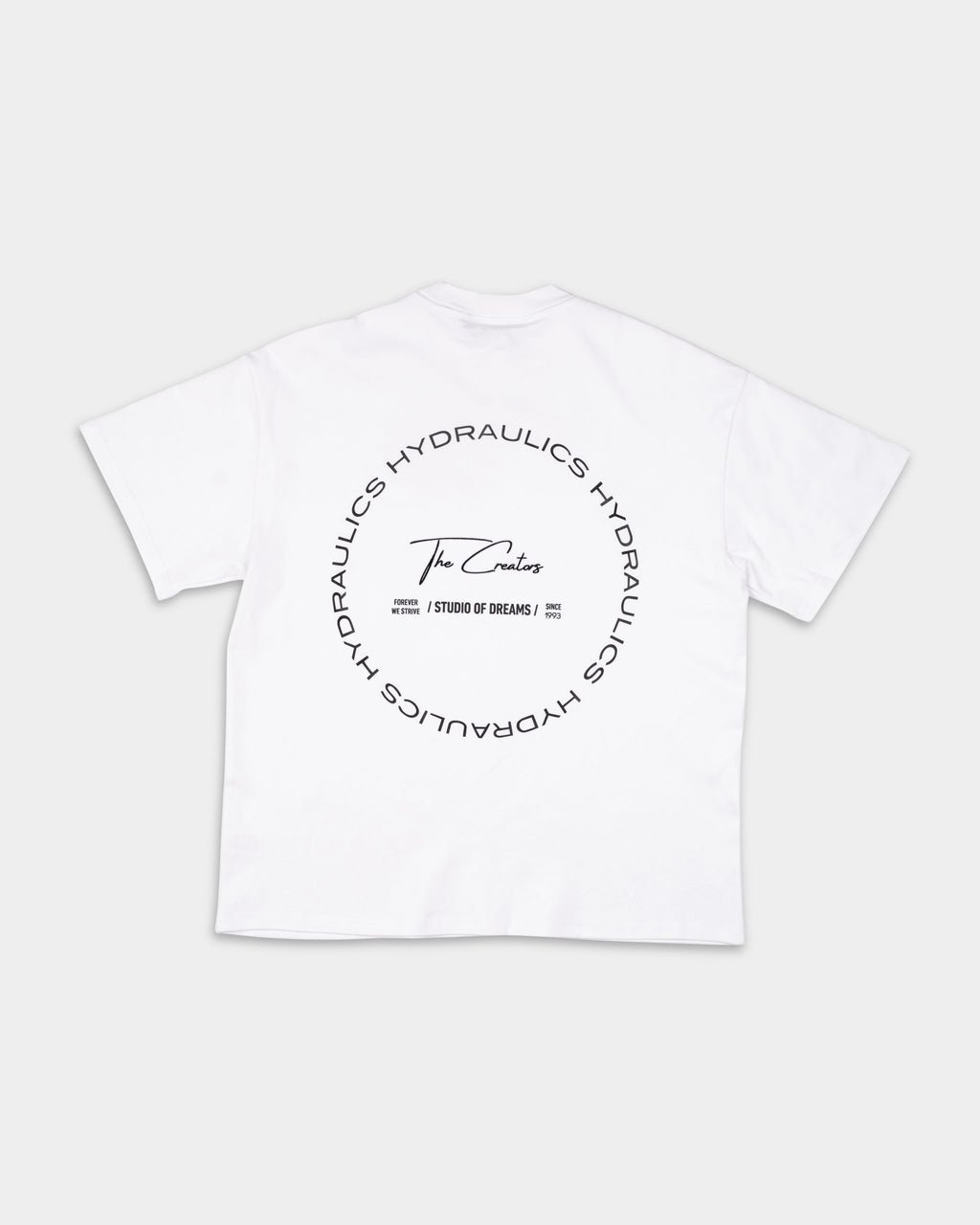 Hydraulics Circular Chain Oversized Fit T-Shirt White