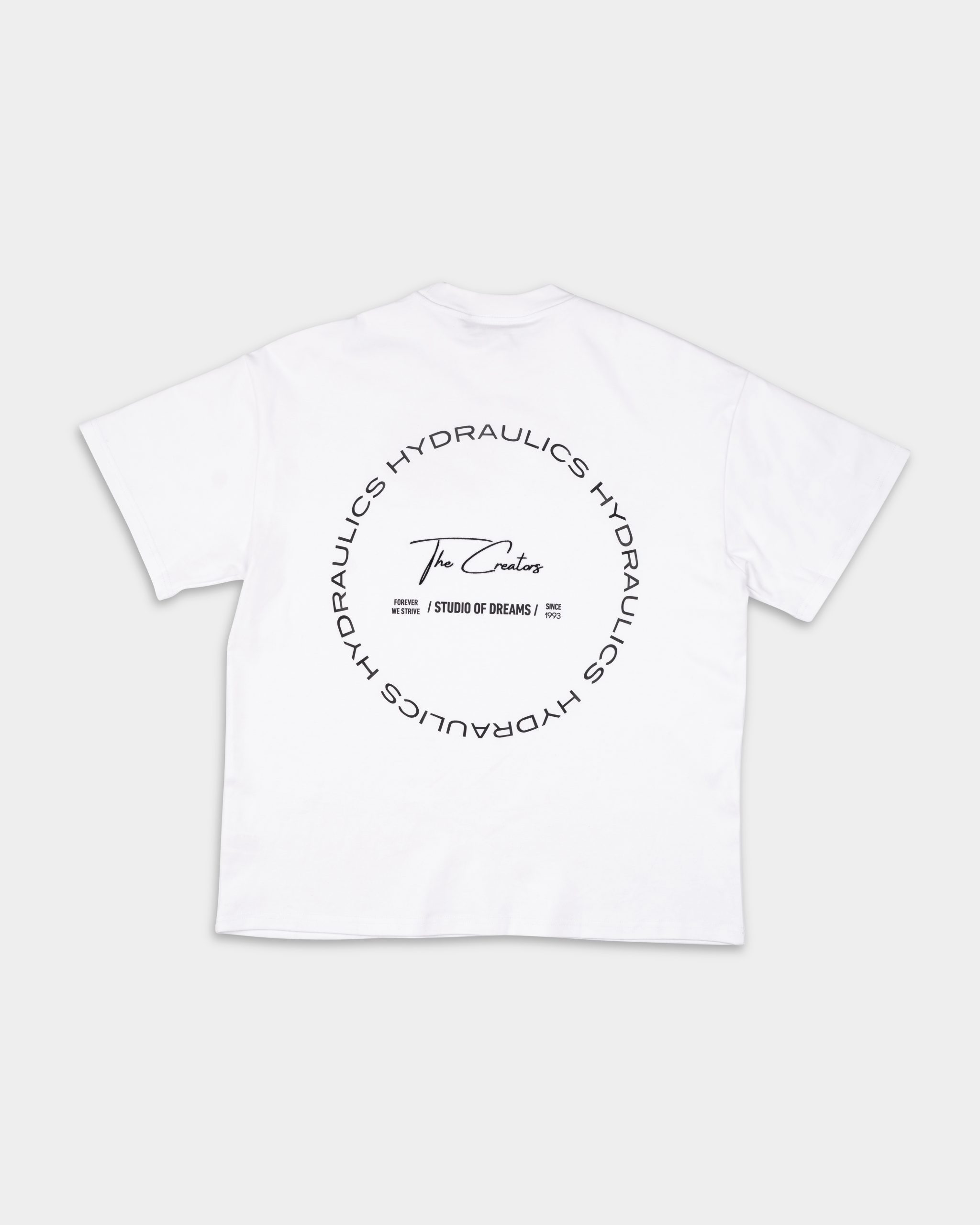 Hydraulics Circular Chain Oversized Fit T-Shirt White