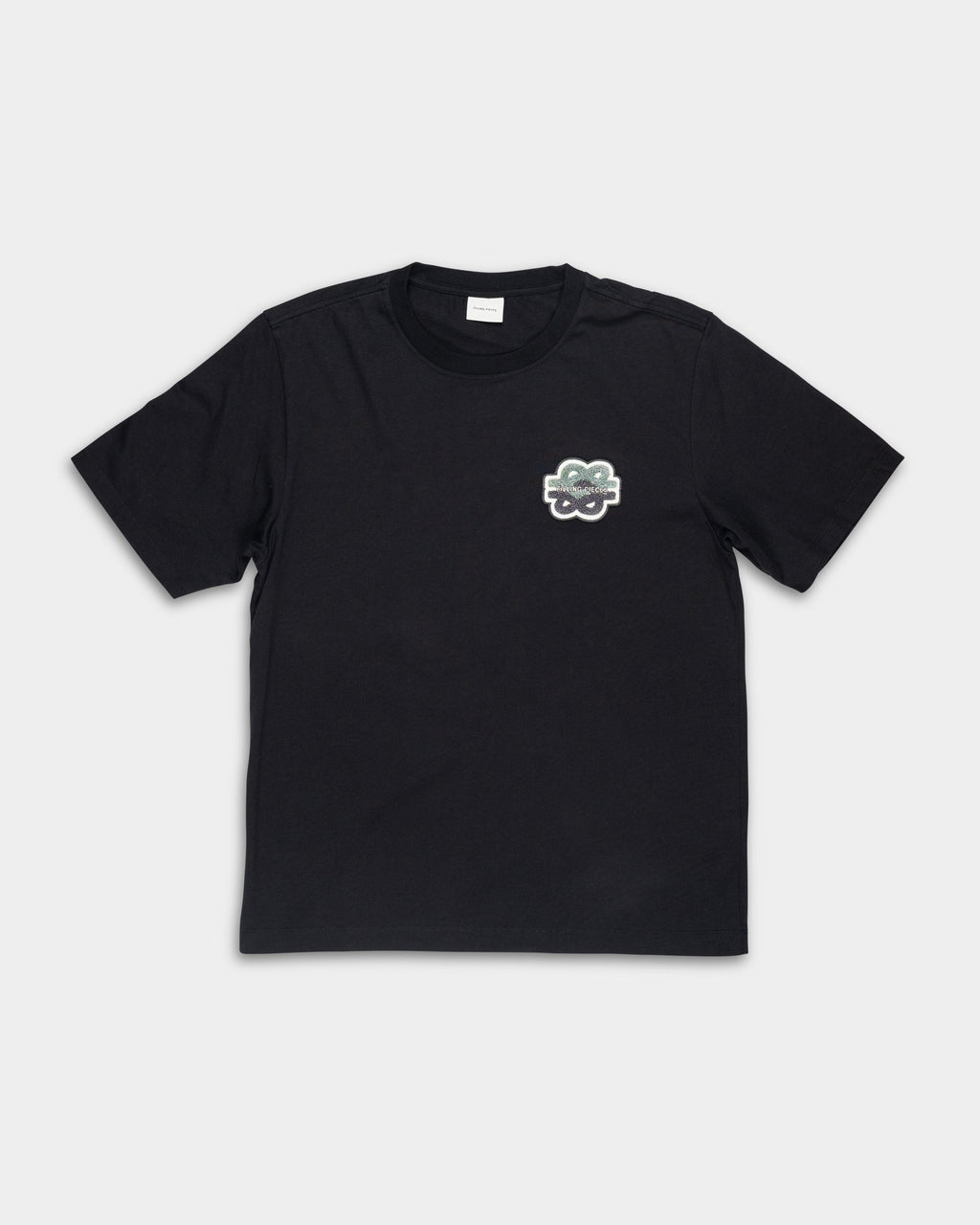 Filling Pieces Men's Gowtu Tonal T Shirt Black | 422520500167-130