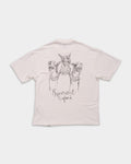 Represent Men's Hand Drawn Thoroughbred Dogs T Shirt | MLM100383-72 Flat White