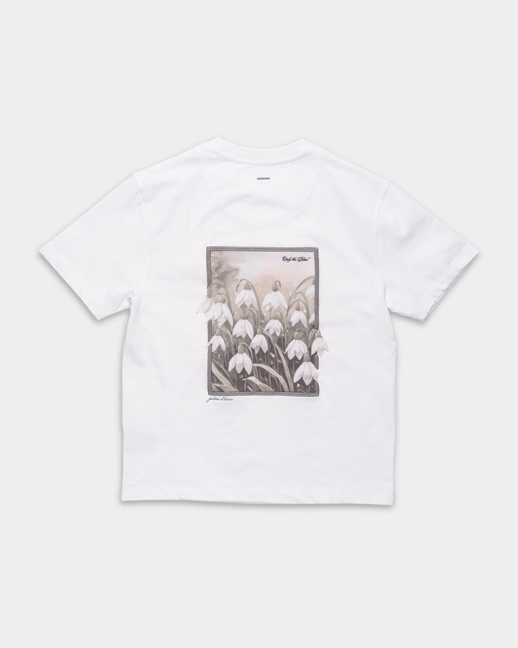 Only The Blind Frosted Blossom T Shirt White | OTB-T1591