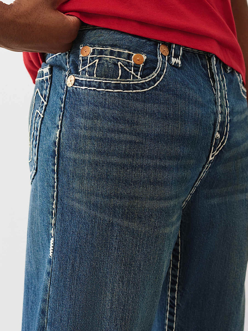 True Religion Jeans Vinny Super T Nf Turbo Rush Dark Wash